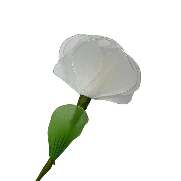 Handcrafted Artificial Multicolor Nylon Flowers Bouquet Home Event Decor - Picture 5 of 16